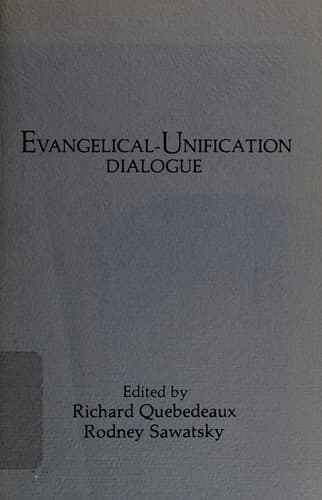 Tapa de Evangelical-Unification dialogue