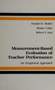 Tapa de Measurement-based evaluation of teacher performance
