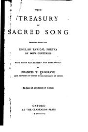 Tapa de The Treasury of Sacred Song: Selected from the English Lyrical Poetry of Four Centuries