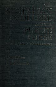 Tapa de The sectarian college and the public purse