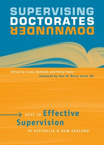 Tapa de Supervising doctorates downunder