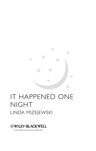 Tapa de It happened one night