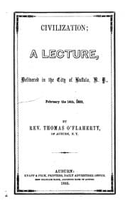 Tapa de Civilization, a lecture delivered in the city of Buffalo, N.Y., February the 14th, 1855
