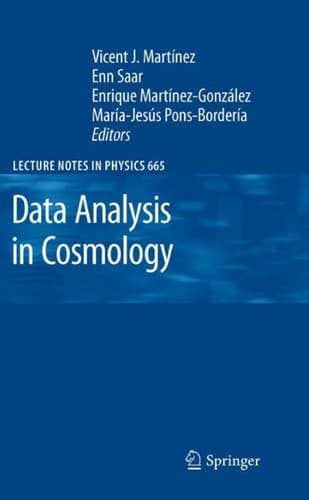 Tapa de Data analysis in cosmology