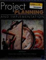 Tapa de Project planning and implementation