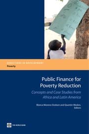 Tapa de Public finance for poverty reduction