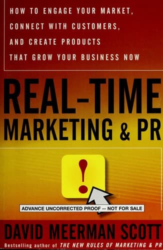 Tapa de Real-time marketing & PR