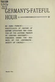 Tapa de Germany's fateful hour