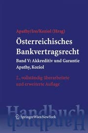 Tapa de O sterreichisches Bankvertragsrecht