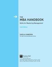 Tapa de The MBA handbook