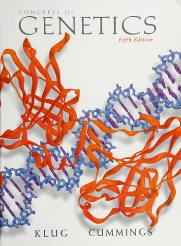 Tapa de Concepts of genetics
