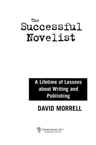 Tapa de The successful novelist