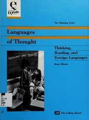 Tapa de Languages of thought