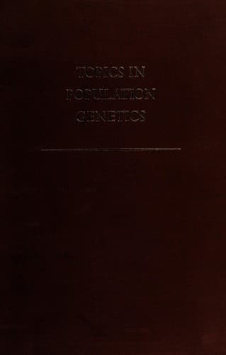 Tapa de Topics in population genetics