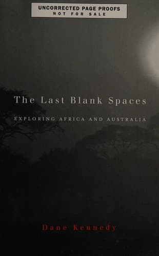 Tapa de The last blank spaces