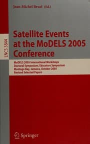 Tapa de Satellite events at the MoDELS 2005 conference