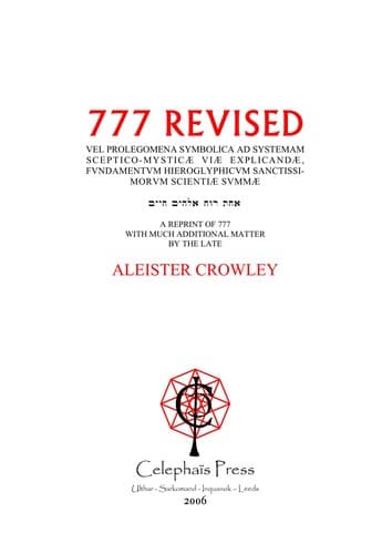Tapa de 777 revised