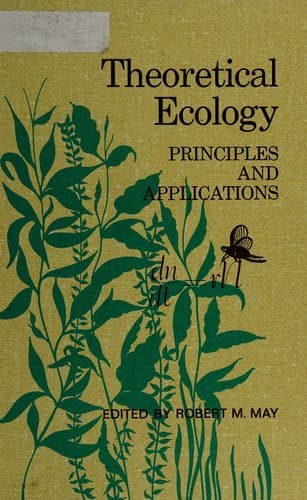 Tapa de Theoretical ecology