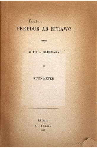 Tapa de Peredur ab Efrawc