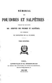Tapa de Memorial des poudres et saltpêtres