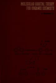 Tapa de Molecular orbital theory for organic chemists