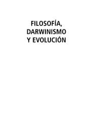Tapa de Filosofi a, darwinismo y evolucio n