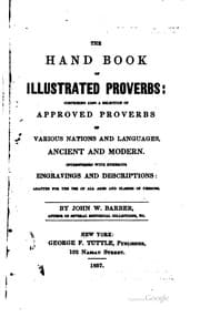 Tapa de The hand book of illustrated proverbs