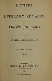 Tapa de Letters and literary remains