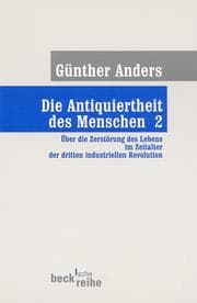 Tapa de Die Antiquiertheit des Menschen. Zweiter Band