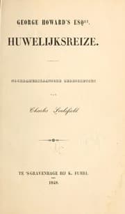 Tapa de George Howard's esqre. huwelijksreize
