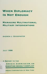 Tapa de When diplomacy is not enough