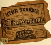 Tapa de Hymn service for the Sunday school