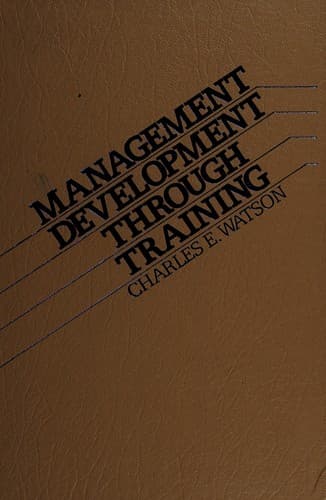 Tapa de Management development through training
