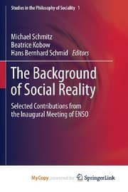 Tapa de The Background of Social Reality