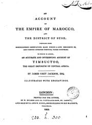 Tapa de An account of the empire of Marocco, and the district of Suse