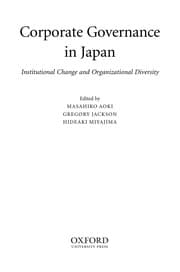 Tapa de Corporate governance in Japan