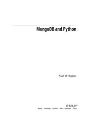 Tapa de MongoDB and Python