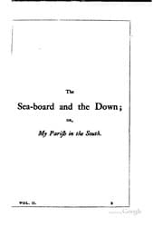 Tapa de The sea-board and the down