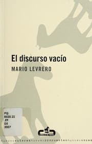Tapa de El discurso vacio