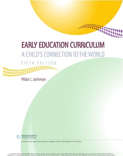 Tapa de Early education curriculum