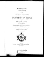 Tapa de Celebration of the centennial anniversary of the evacuation of Boston by the British Army, March 17th, 1776