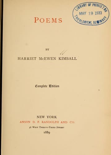 Tapa de Poems