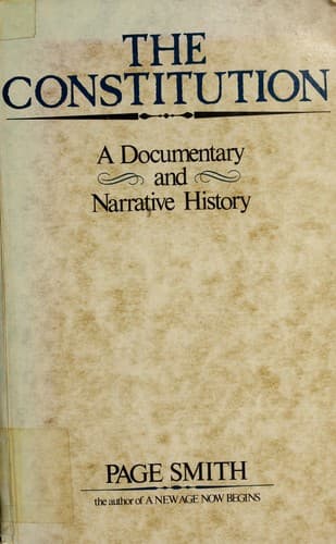 Tapa de The Constitution, a documentary and narrative history