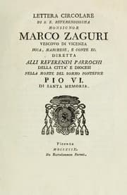 Tapa de Lettera circolare di Marco Zaguri