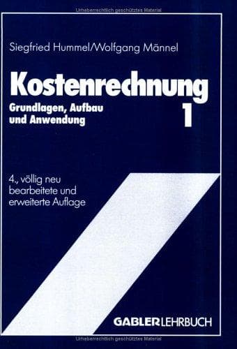 Tapa de Kostenrechnung 1