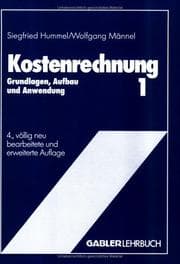 Tapa de Kostenrechnung 1