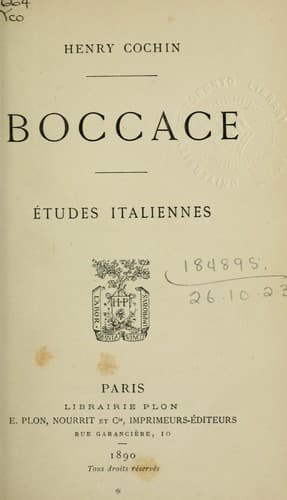 Tapa de Boccace