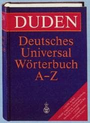 Tapa de Duden, deutsches Universalwörterbuch