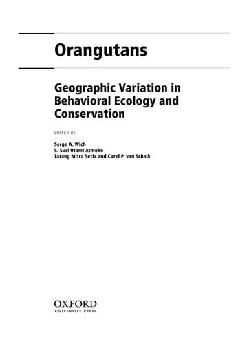 Tapa de Orangutans