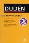 Tapa de Das Stilworterbuch (Duden Series : Volume 2)